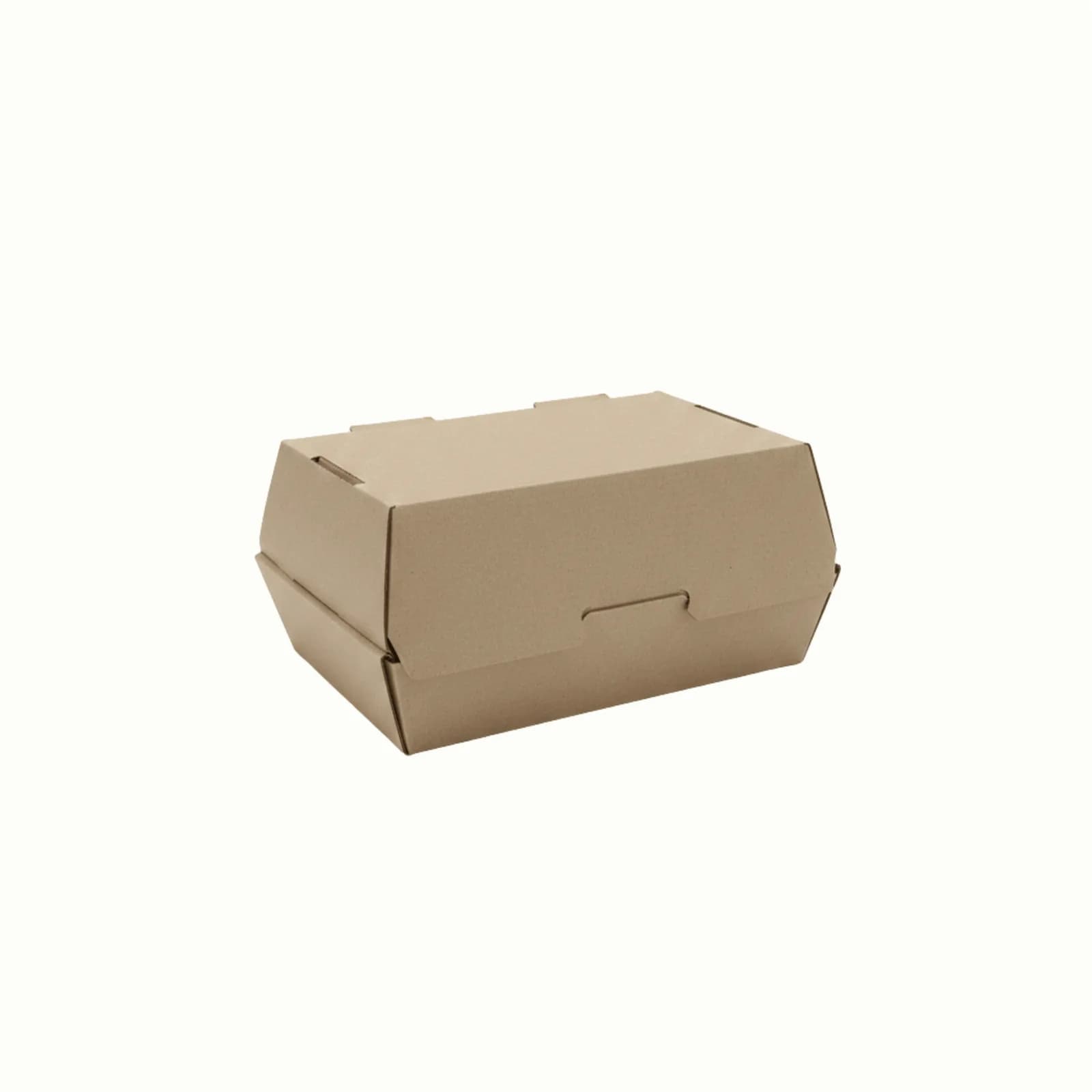 Burger ve cajun kutusu kapalı hâlde